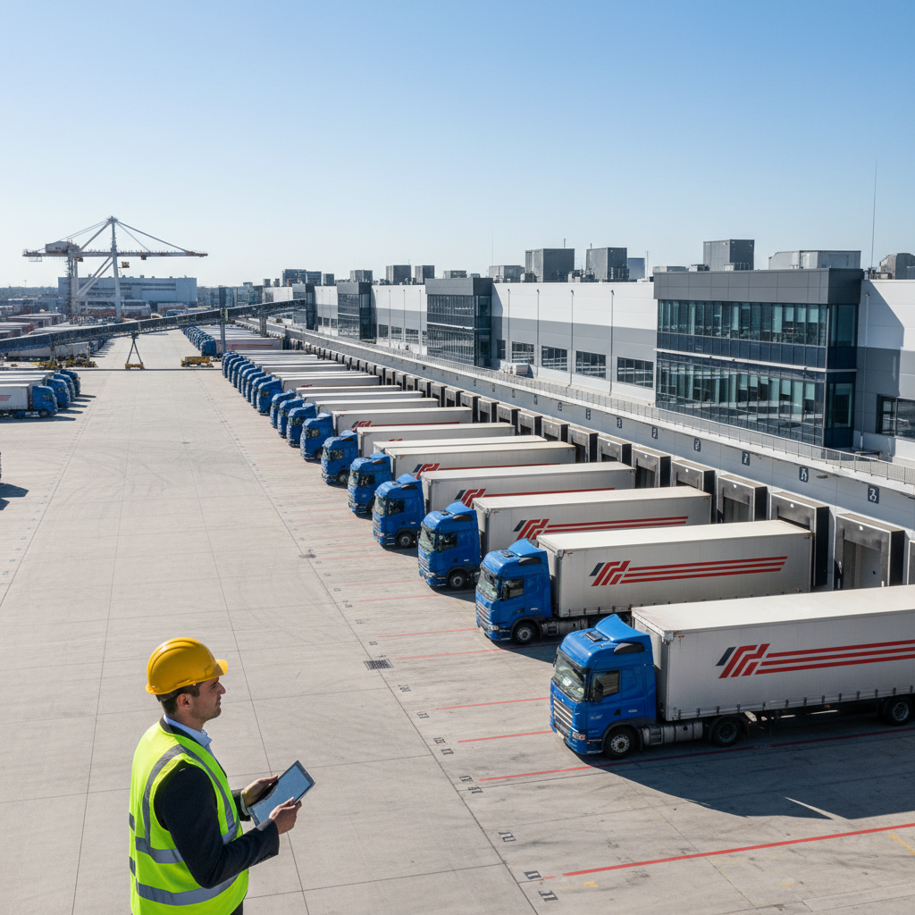 Hot Line Freight facility and fleet